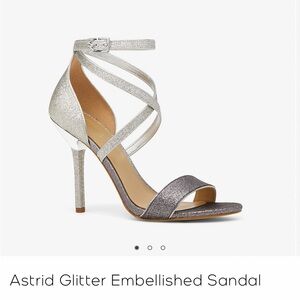 Michael Kors Astrid Gold and Silver Sandal size 7.5